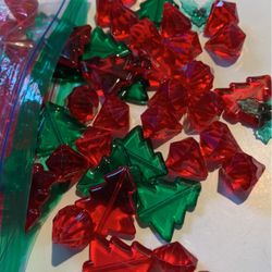ACRYLIC CHRISTMAS SCATTERS For The Table Or Craft Projects