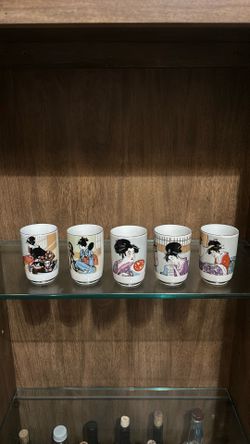 Japanese Sake Glass Set (Made In Japan)