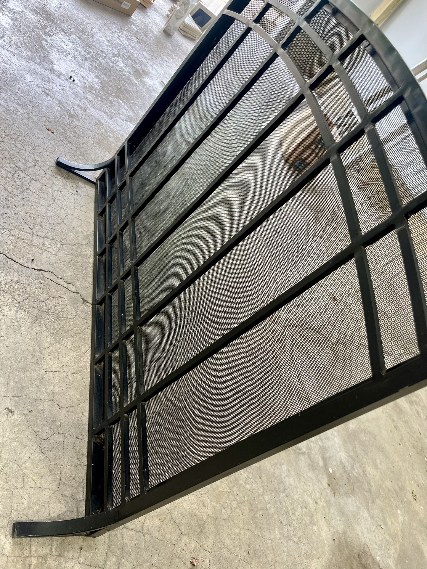 Steel Fireplace Cover