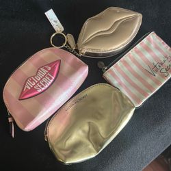 4 Small Victoria Secret Wallets/bags