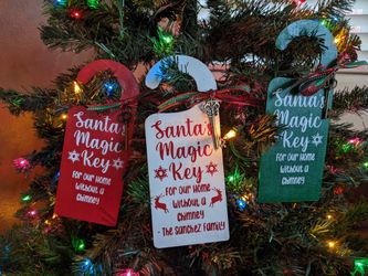 Santa's Magic Key Door Hangers