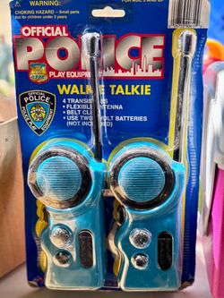 Official Police Play Equipment Walkie Talkie Set
