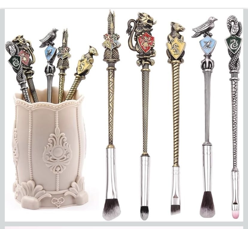 5 PCS Harry Gifts Makeup Brushes Wand Brushes Set
