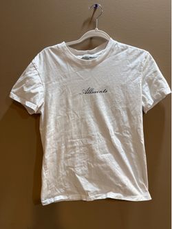 AllSaints White Graphic T-Shirt XS