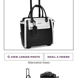 Caprelli Women’s Rolling Briefcase - Brand New!
