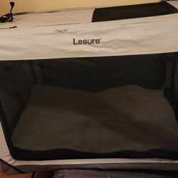 Collapsible Pet Carrier Crate 36L 24H 24W