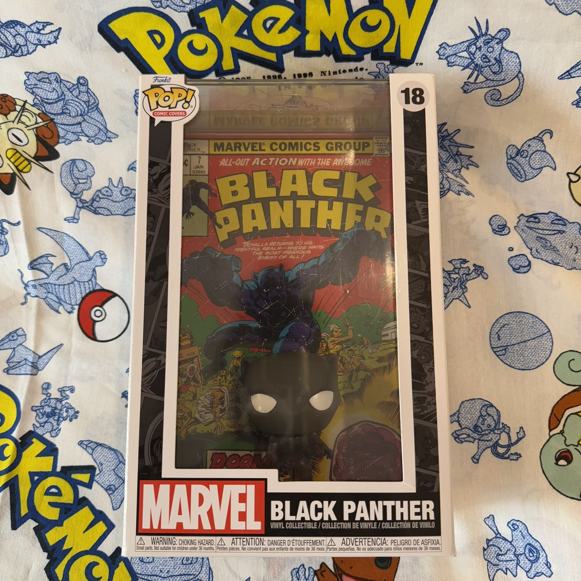 Funko Pop! Brand new sealed Comic Cover Marvel BLACK PANTHER #18