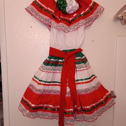 Mexica Dress/ Vestido Mexicano Patrio