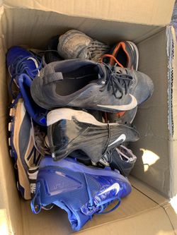 Size 11 to 13 used cleats Metal and plastic