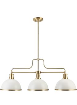Globe Electric 60885 3-Light Linear Chandelier