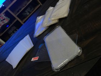 iPhone X or XS gel case and tempered glass