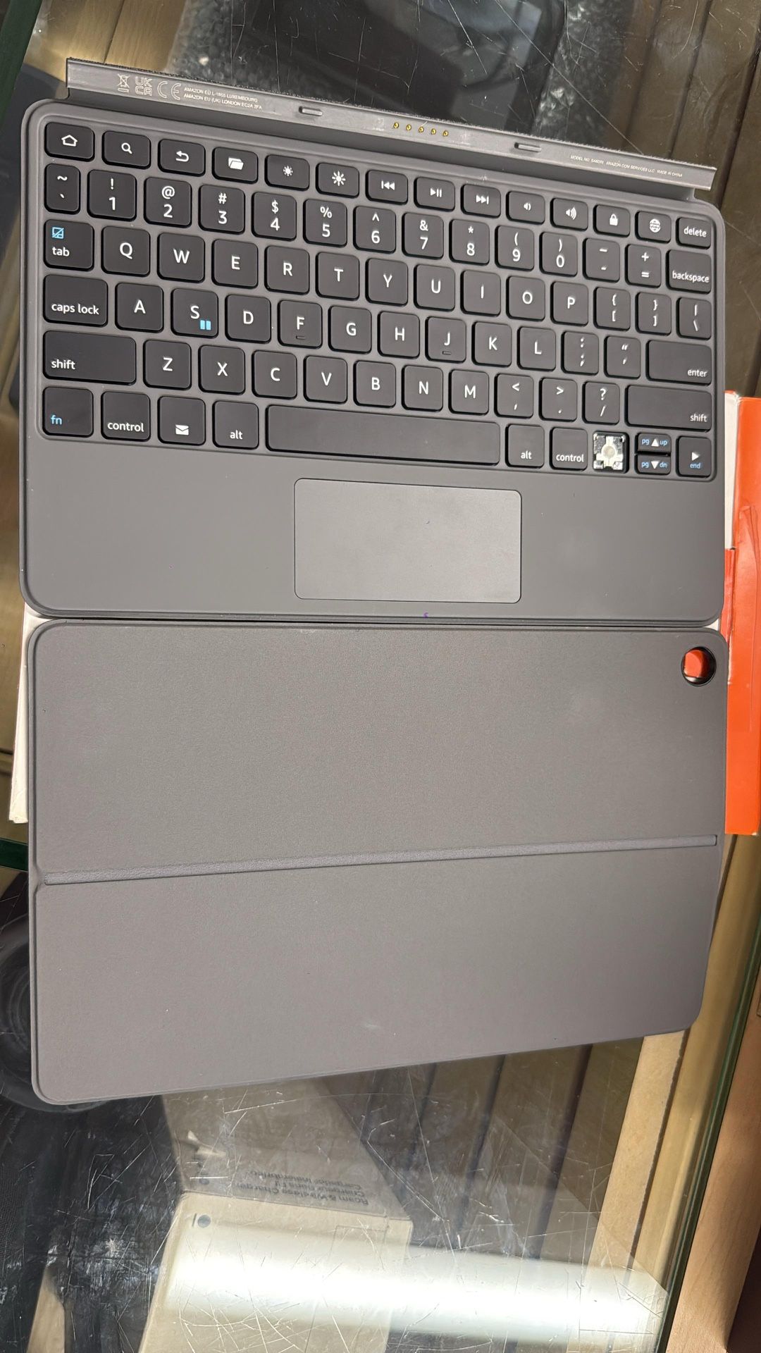 Amazon Fire Max 11 Keyboard Case. $45 1 missing key
