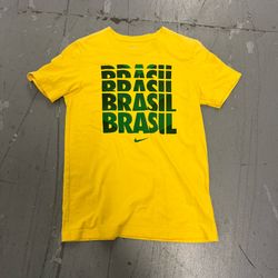 Brazil Nike soccer tee shirt