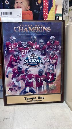 Tampa Bay Buccaneers Super Bowl XXXVII Champions Framed Plaque