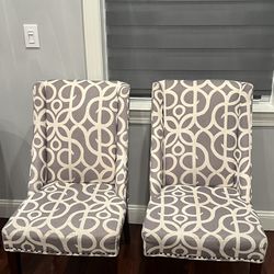 King/Queen Printed End Chairs ( 2 Chairs )