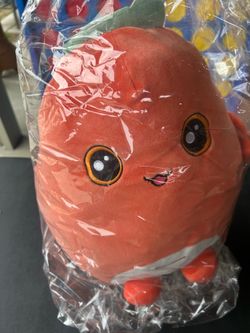 Cute orange plush toy
