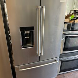 Kitchen Aid French Door Stainless Steel Platinum Interior 