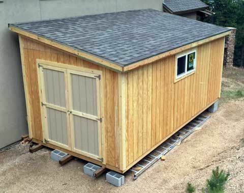 10 x 12 contemporary bellingham garden shed - westcoast