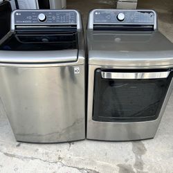 🧺🔥 LG WASHER & GAS DRYER SET — $550 ✨ Modern looks. Heavy-duty performance. Ready to work.