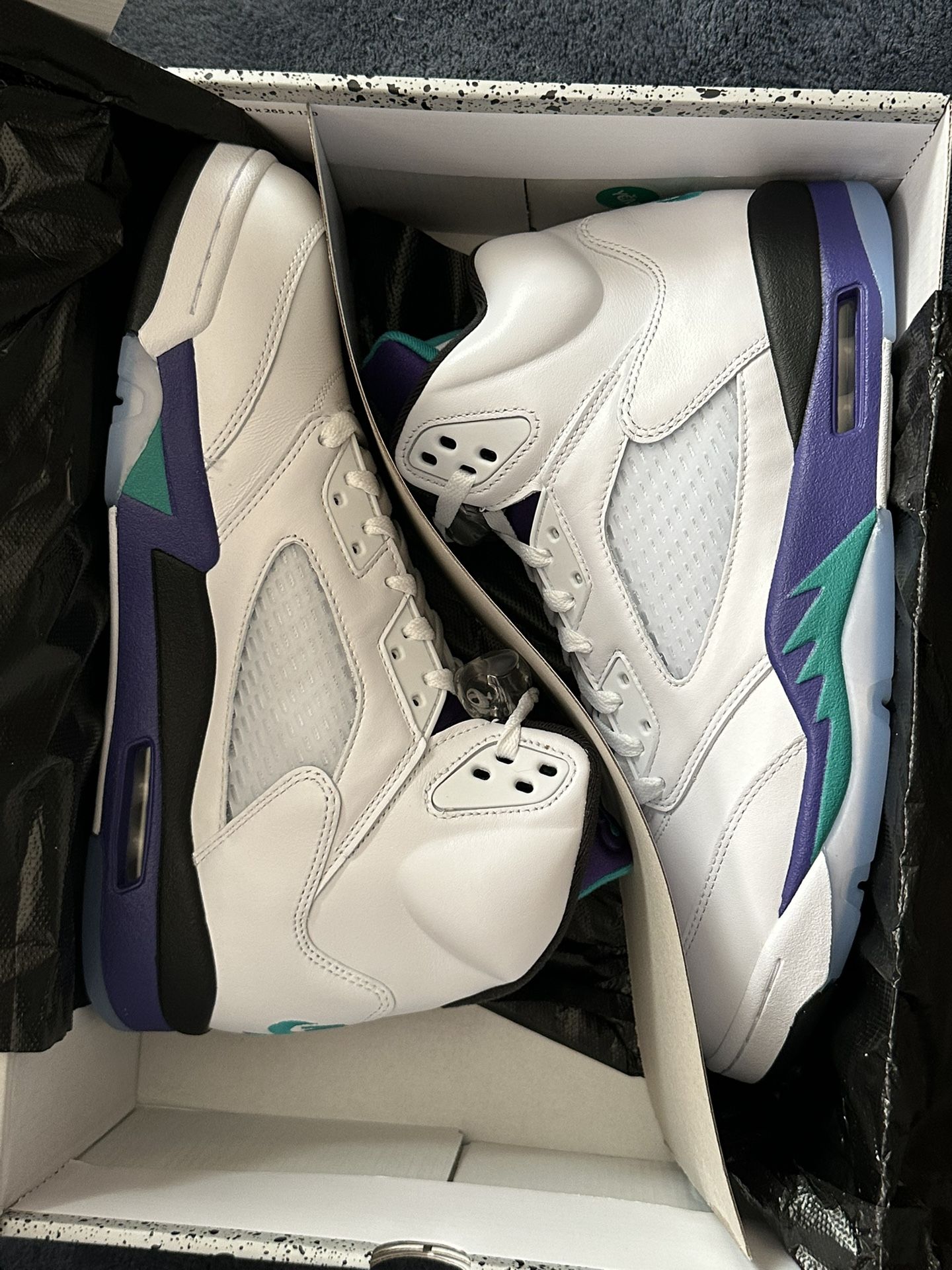 DS Jordan 5 grape men’s size 12