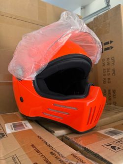 L size Vintage integral helmet for motorcyclists