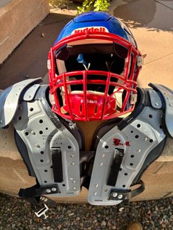 2 Riddell SpeedFlex Adult Large Football Helmet + Shoulder Pad Sets Will separate — $275 OBO per complete set