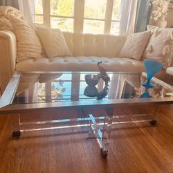 Vintage Glass Coffee Tables $187.00 Each