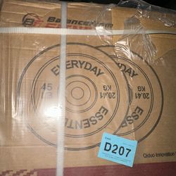 (3 Pack) 45 Pound Pair Of Weight Plates