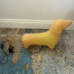 Dachshund Lamp/night Light Approx 21 Inches Long 