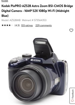 Brand new Kodak camera only used a few times before I got my upgrade canon Text beautiful pictures crispy clear 52X zoom Wi-Fi enabled one of the best