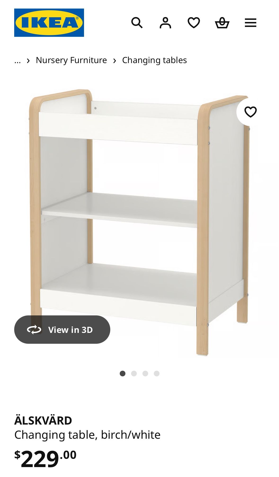 Ikea Changing Table 