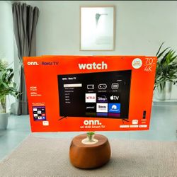 HD319 70” ONN smart 4k Roku led tv 