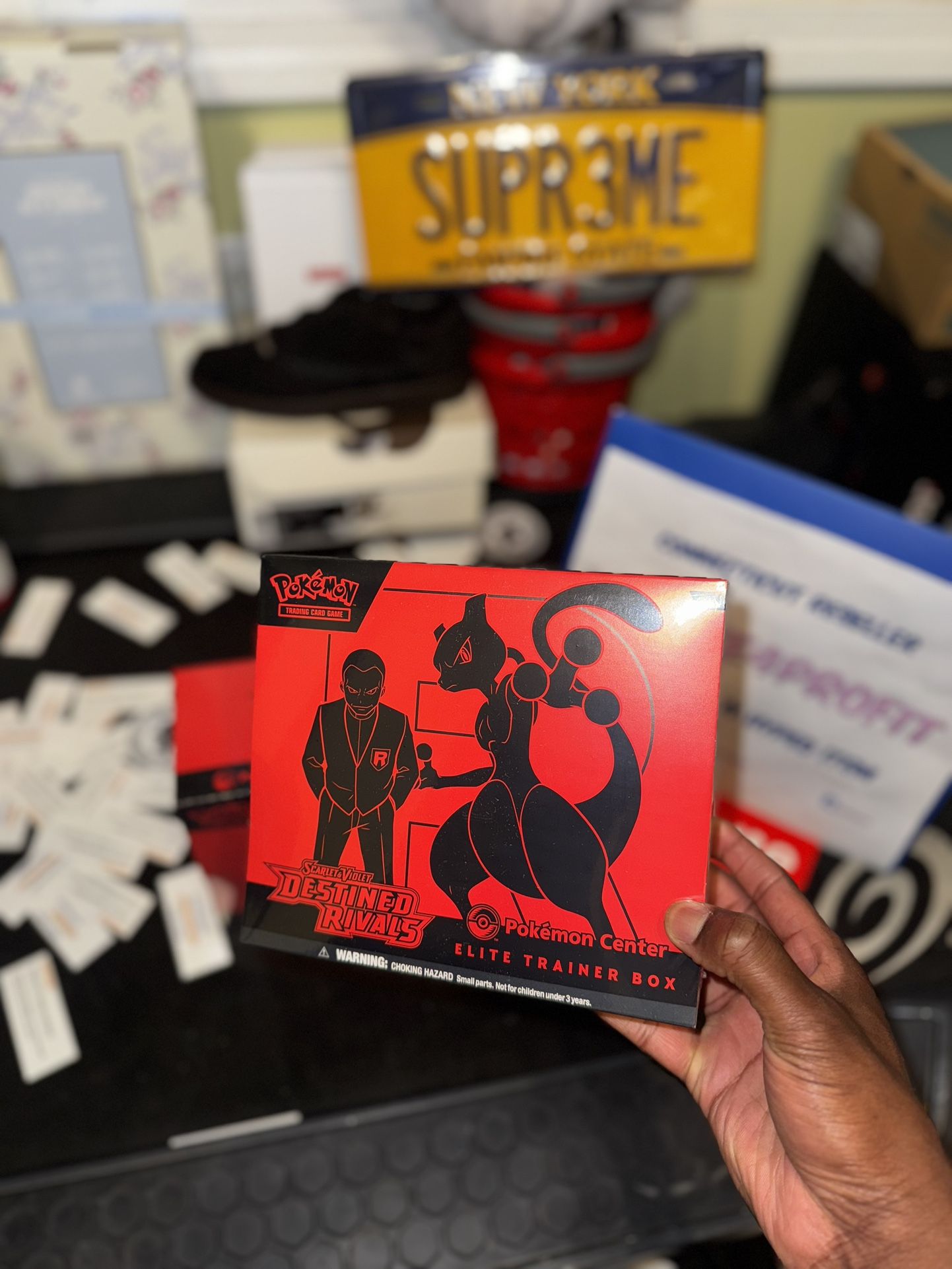 Pokemon Destined Rivals Pokemon Center Exclusive Elite Trainer Box 🚀IN HAND 🚀
