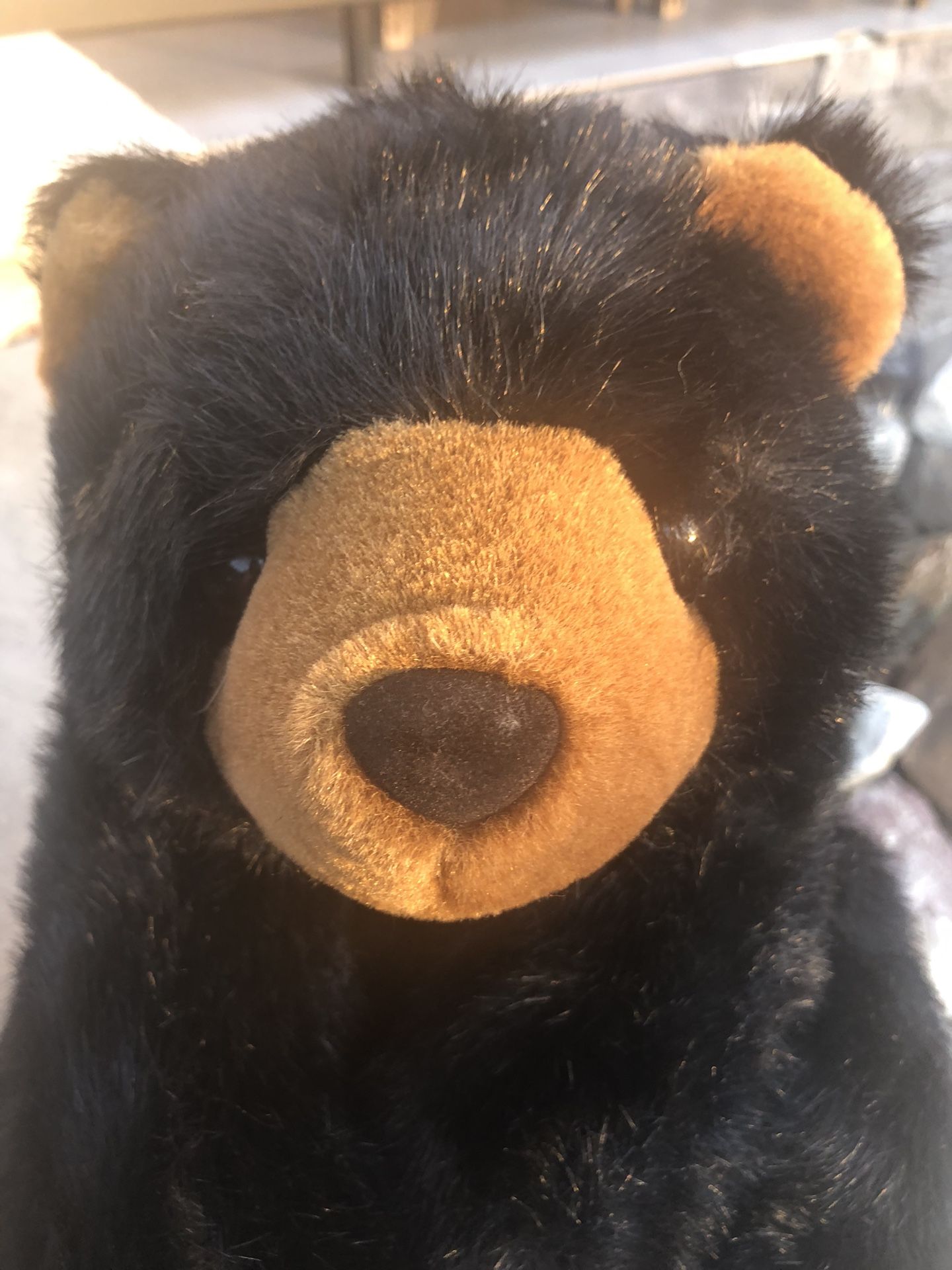Unipolar Black Bear - Stuffed Plush Bear