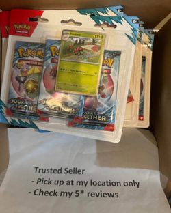 Pokémon Pokemon Scarlet & Violet Journey Together SV9 3 Pack Blister yanmega in hand