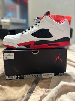 Jordan 5 Low Fire Red DS 10.5