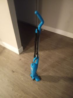 Blue Stick Vacuum Cleaner
