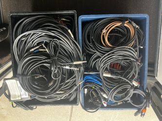 CABLES DE MICRÓFONO E INSTRUMENTO NO SON GRATIS LEER LA DESCRIPCIÓN