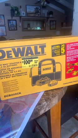 DeWalt 20 V max starter kit