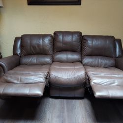 Couch With Attached Recliners