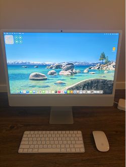 Apple iMac 24" All-in-One (M4) (2024) (Silver)