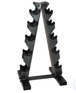 NEW CAP Barbell 5-Pair A-Frame Dumbbell Rack