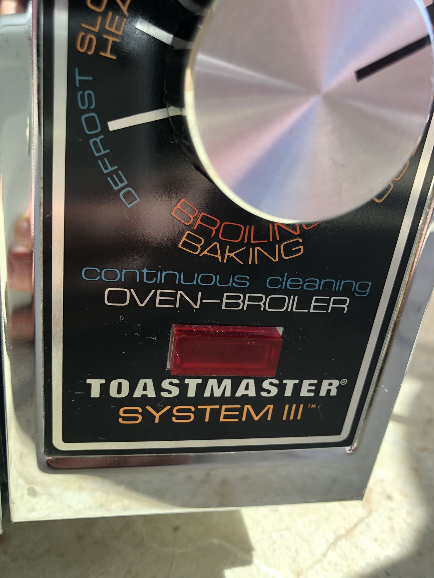 Vintage TOASTMASTER Toaster Oven Broiler Slow Heat Cooker System III 3