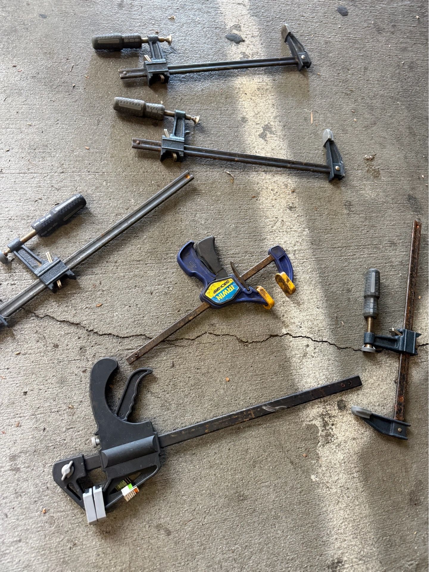 Set of clamps