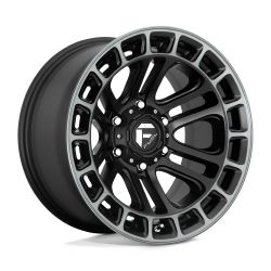 Fuel Heater Matte Black Double Dark Tint Machined | Truck Fitment Wheels Rims