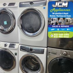 SET ELECTROLUX STEAM WASHER AND ELECTRIC DRYER 