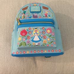 NEW Loungefly Disney Alice in Wonderland Floral Folk Art  display picture 2