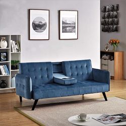 *Brand New* US Pride Furniture Sofabed, Blue