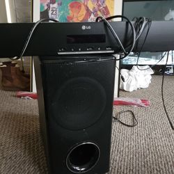 Sound bar & Subwoofer  LG