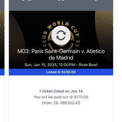 PSG Vs Atletico